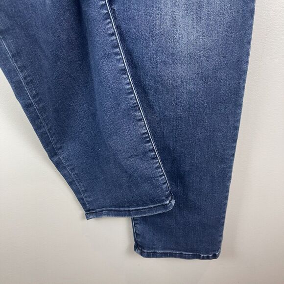 Mavi Womens Jeans 32 Kendra High Rise Straight Leg Denim Blue Mid Wash Stretch - Picture 3 of 10